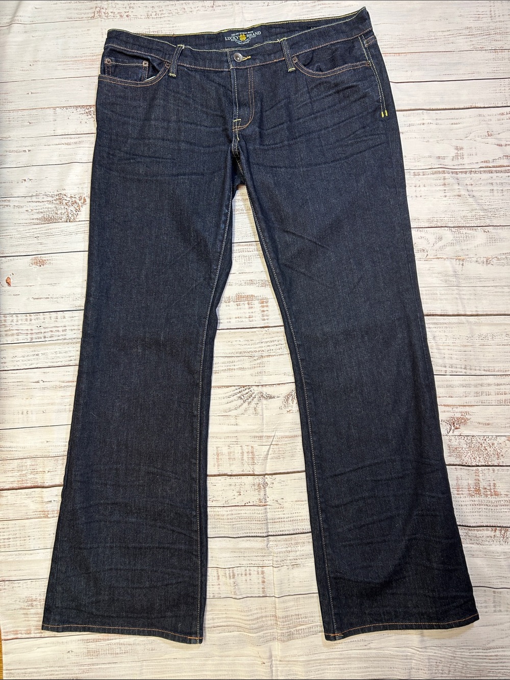 Lucky Brand Lil Maggie Low Rise Flare Jeans 16/33 Long Length